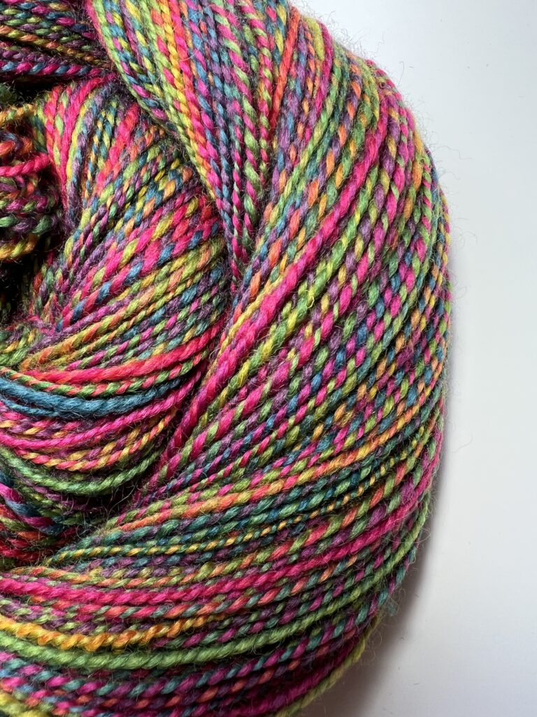 Multi-colored yarn