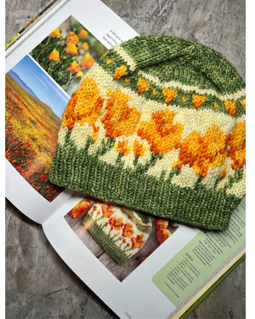 California Poppies hat